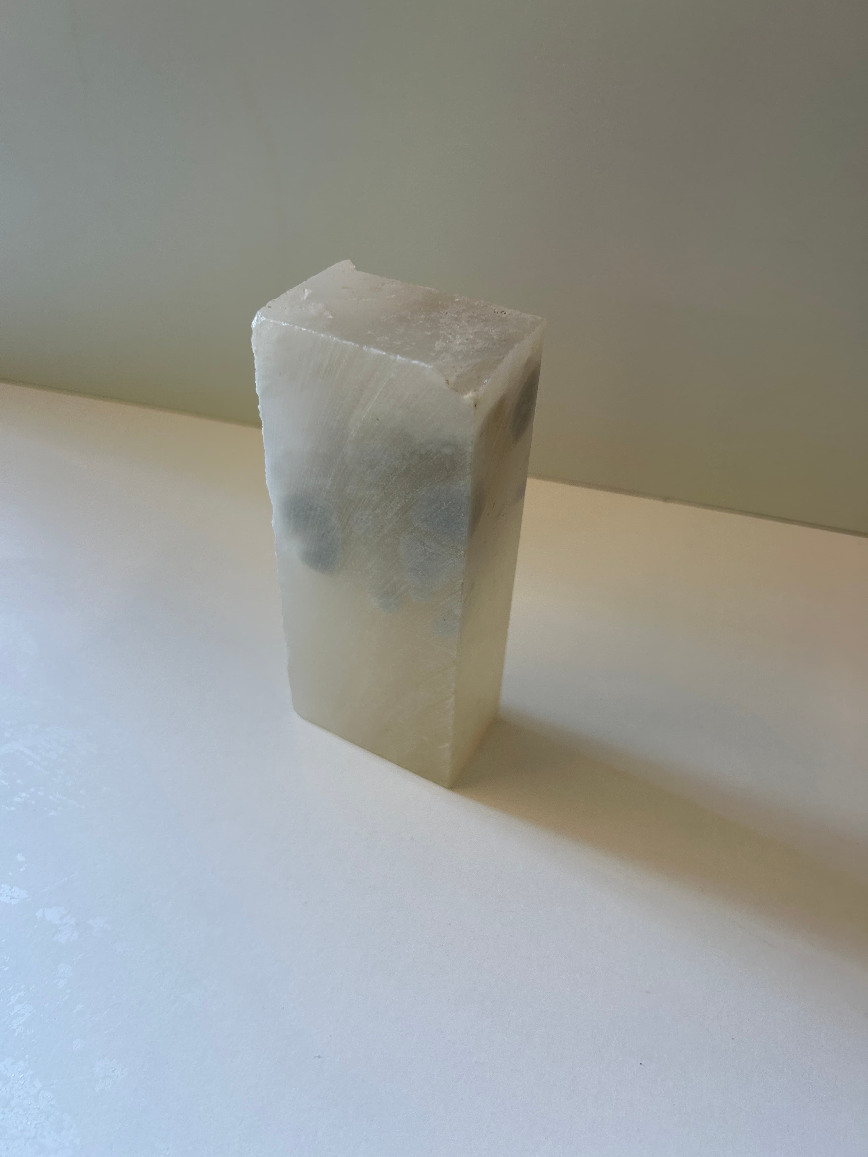 Blue alabaster stone 15x6x3,5 cm (3 units) - Image 1