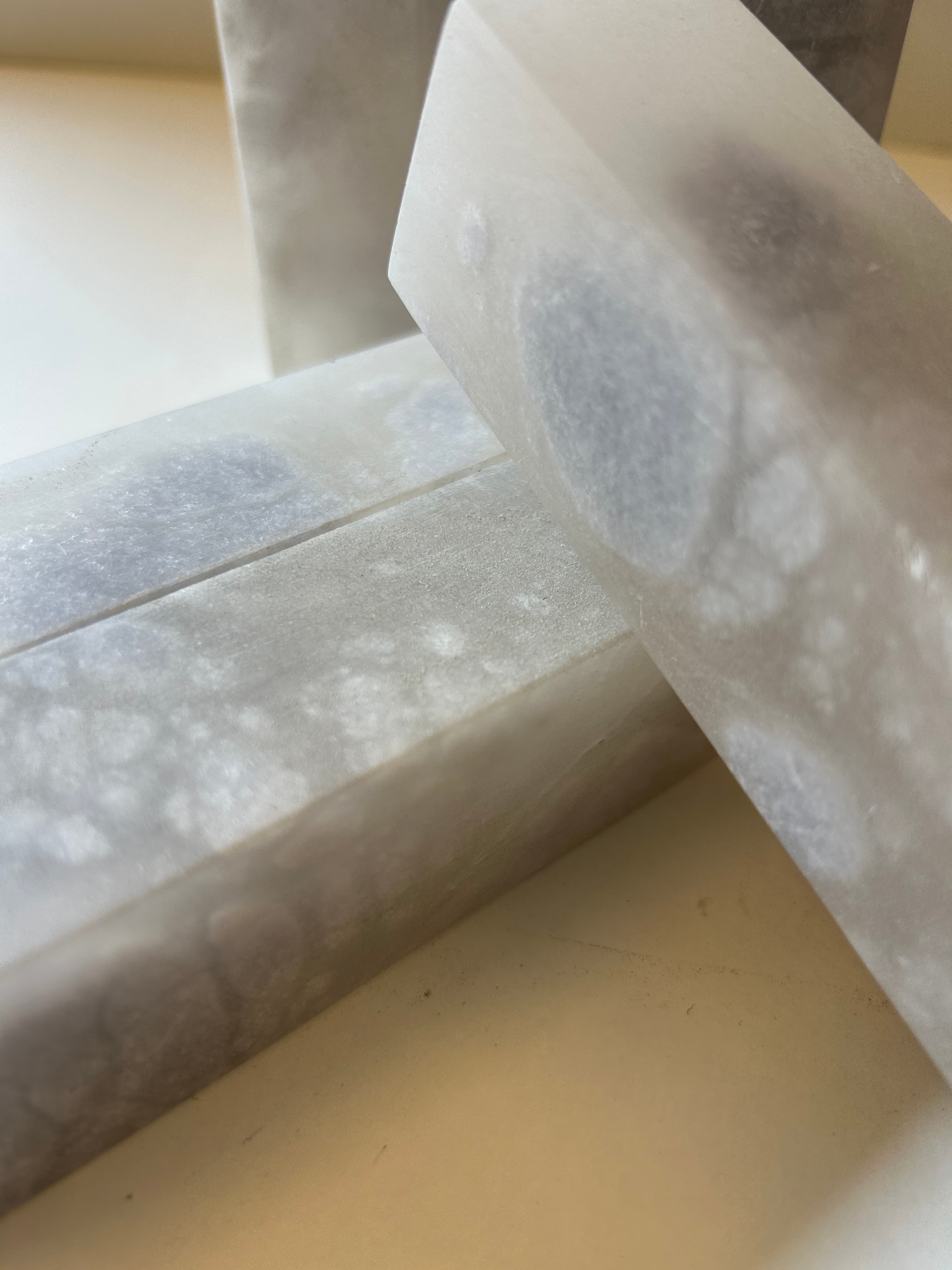 Blue alabaster stone 14,5x3,5 x 3,5 cm (7 units) - Image 3